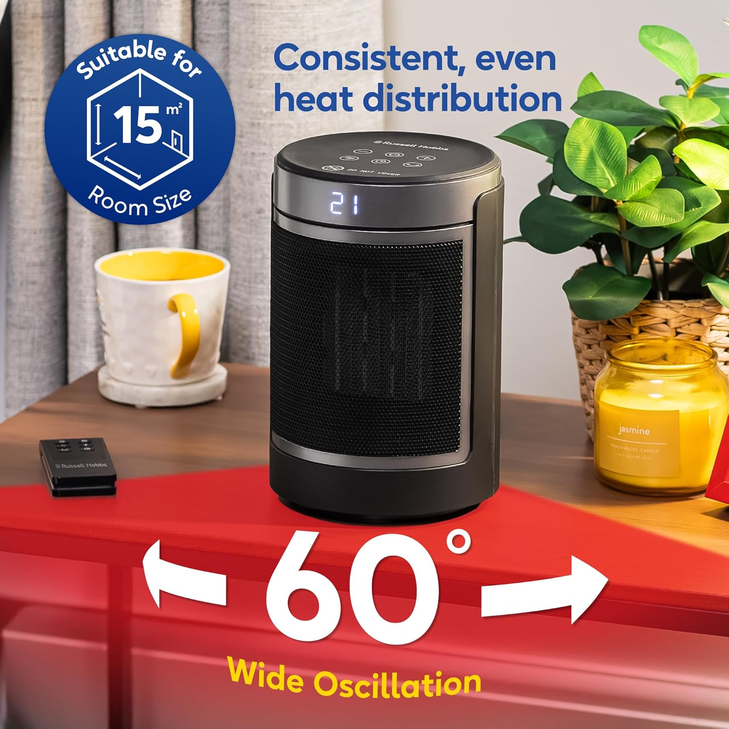Russell Hobbs Space Heater 1500W - Image 3