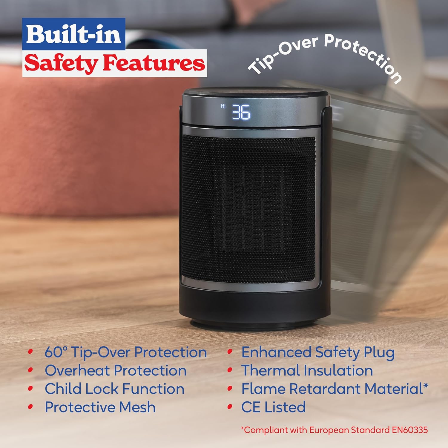 Russell Hobbs Space Heater 1500W - Image 4