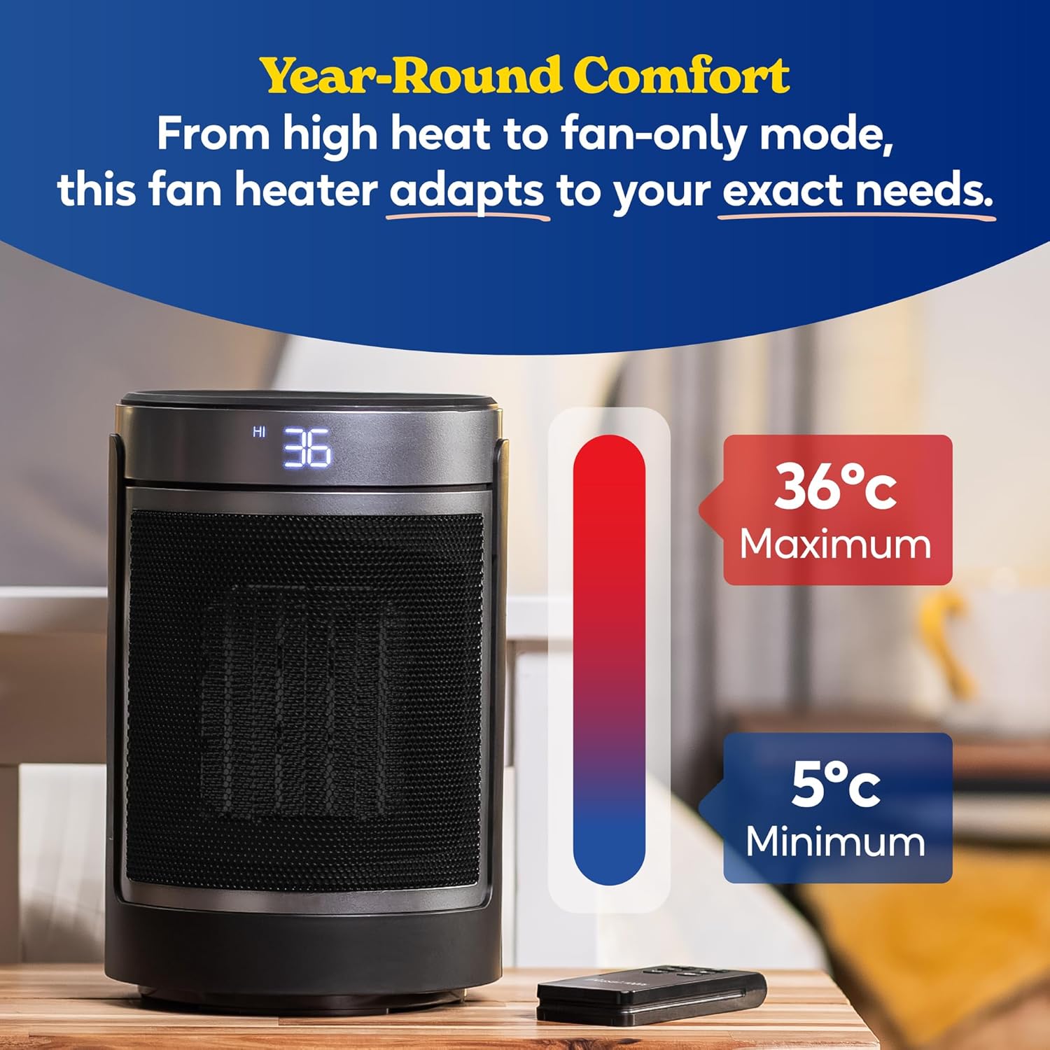 Russell Hobbs Space Heater 1500W - Image 5