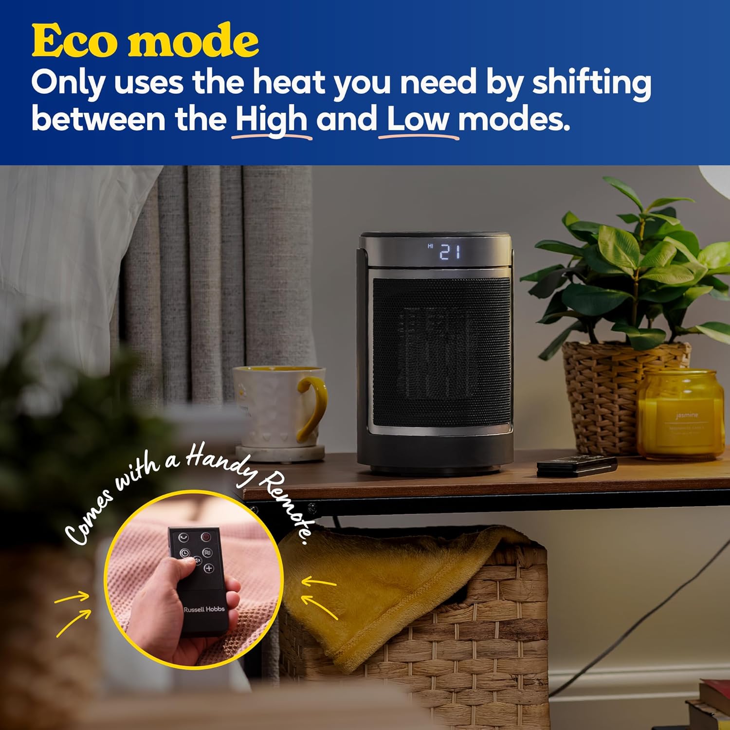 Russell Hobbs Space Heater 1500W - Image 6