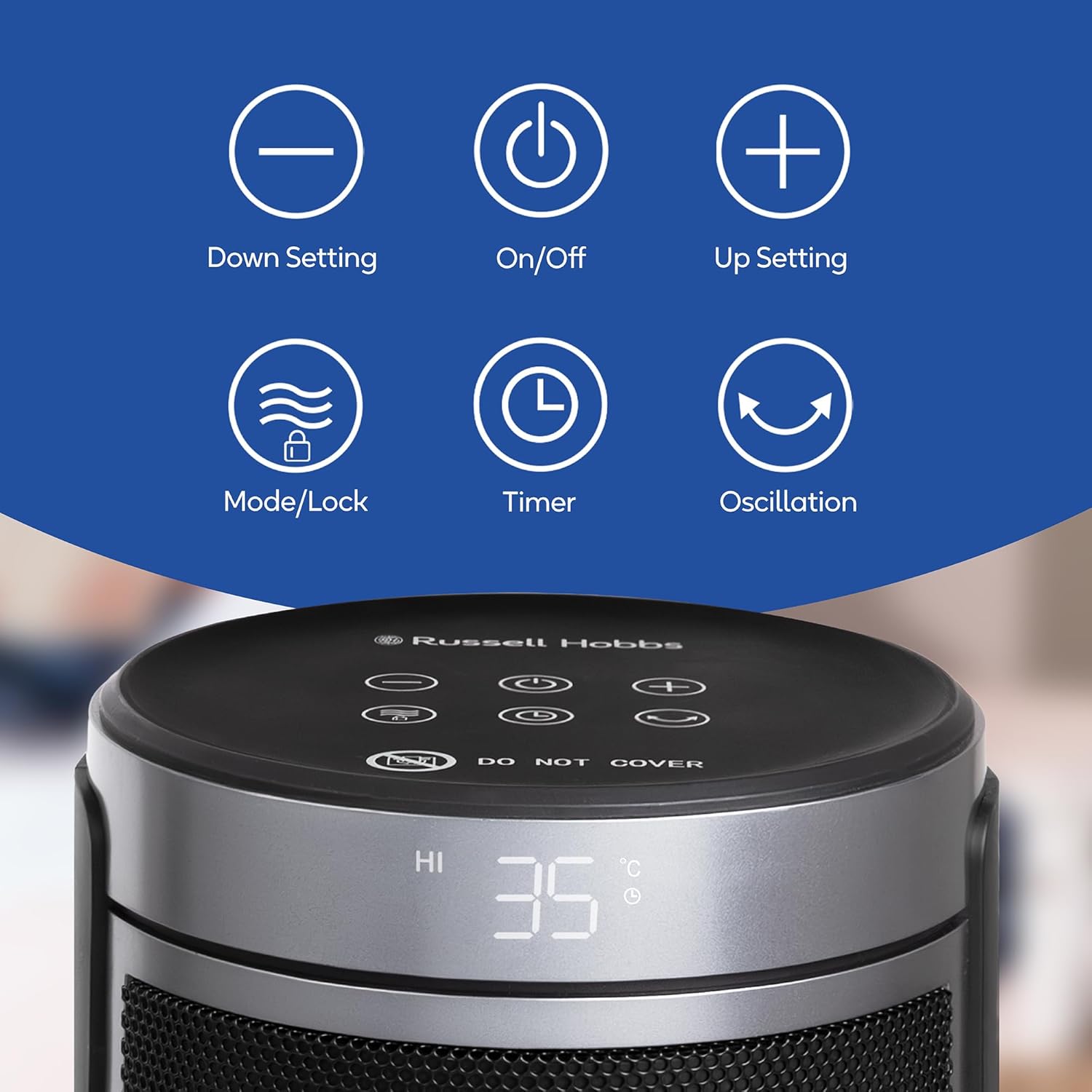 Russell Hobbs Space Heater 1500W - Image 8